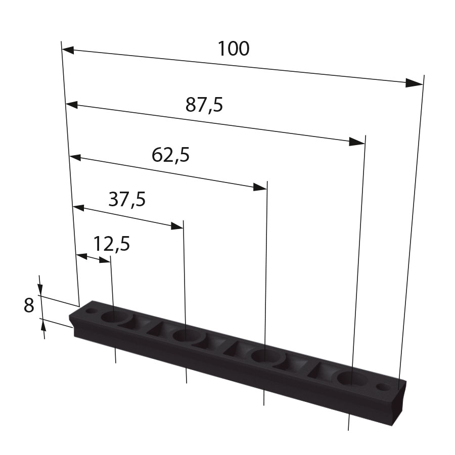 Breite 100 mm, Profil-Nr.: 1.001.004