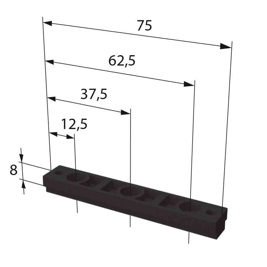Breite 75 mm, Profil-Nr.: 1.001.006